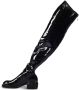 Guidi laminated knee-high leather boots Black - Thumbnail 3