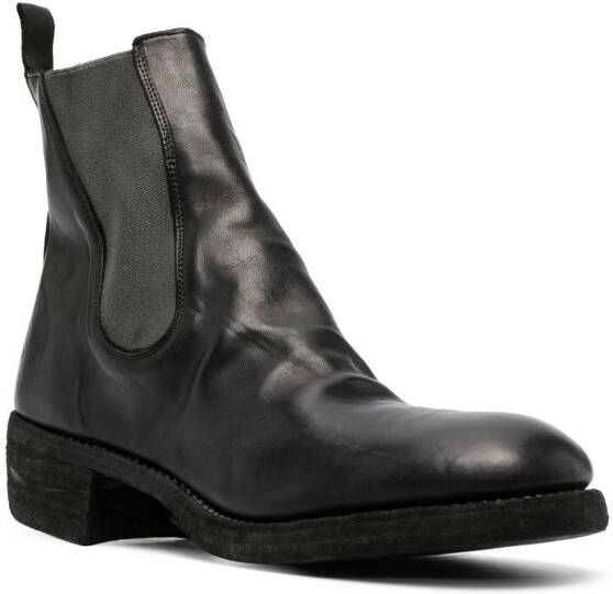Guidi leather Chelsea boots Black
