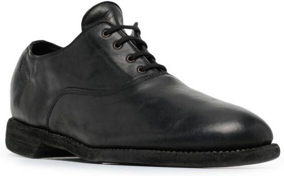 Guidi leather Oxford shoes Black