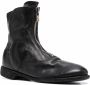 Guidi leather zip-front ankle boots Black - Thumbnail 2