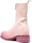 Guidi leather zip-up boots Pink - Thumbnail 3