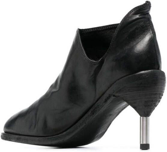 Guidi metal-heel ankle boots Black