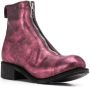 Guidi metallic ankle boots Purple - Thumbnail 2