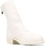 Guidi mid-calf leather boots White - Thumbnail 2