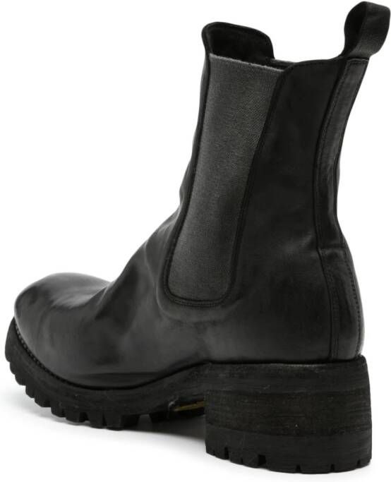 Guidi PL07V leather ankle boots Black