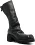 Guidi rear zip-fastening leather boots Black - Thumbnail 2