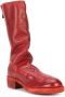 Guidi rear-zipped boots Red - Thumbnail 2