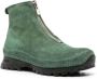 Guidi round-toe suede boots Green - Thumbnail 1