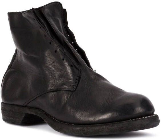 Guidi slip-on fitted boots Black