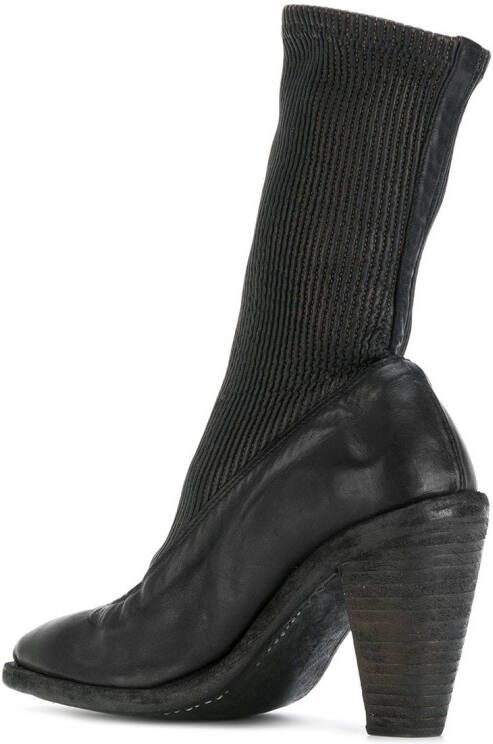 Guidi sock ankle boots Black