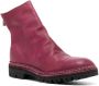 Guidi zip-fastened leather boots Pink - Thumbnail 2