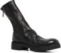 Guidi zip-fastening leather ankle boots Black - Thumbnail 2