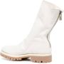 Guidi zip-fastening leather ankle boots White - Thumbnail 3