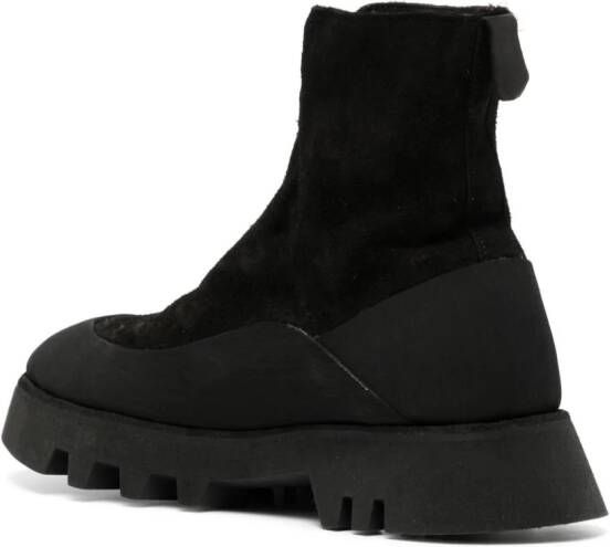 Guidi zip-front horse-leather boots Black