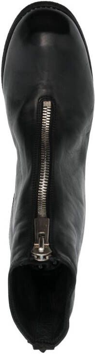 Guidi zip-up ankle boots Black