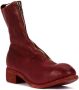 Guidi zip-up ankle boots Red - Thumbnail 2