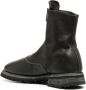 Guidi zip-up leather ankle boots Green - Thumbnail 3