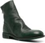 Guidi zip-up leather ankle boots Green - Thumbnail 2