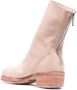 Guidi zip-up leather boots Pink - Thumbnail 3