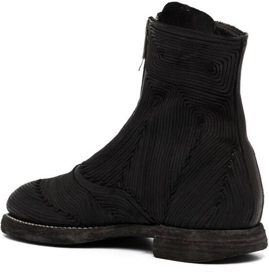 Guidi zipped ankle boots Black