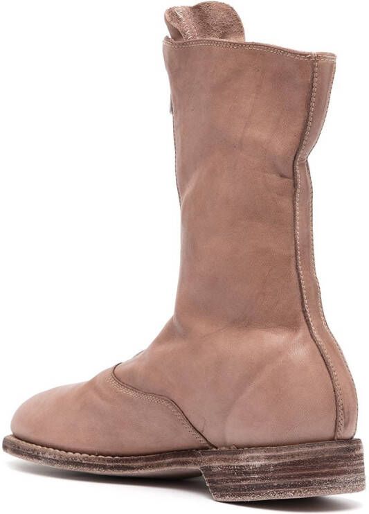 Guidi zipped ankle boots Pink