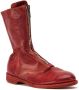 Guidi zipped ankle boots Red - Thumbnail 2