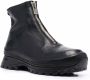 Guidi zipped leather ankle boots Black - Thumbnail 2