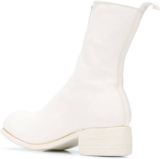 Guidi zipped-up boots White