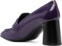 Halmanera ACE03 70mm leather pumps Purple - Thumbnail 3