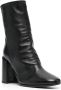 Halmanera Bess 85mm leather boots Black - Thumbnail 2