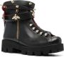 HARDOT 45mm stud-embellished leather boots Black - Thumbnail 2
