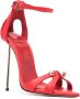 HARDOT Blood 100mm leather sandals Red - Thumbnail 2