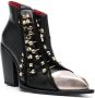 HARDOT stud-embellished ankle boots Black - Thumbnail 2