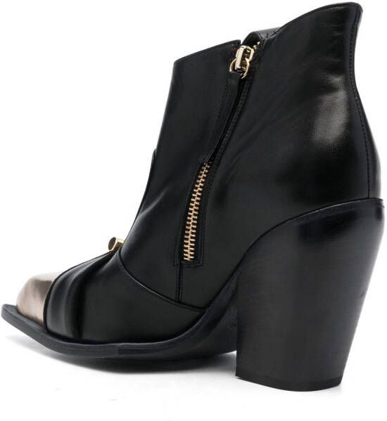HARDOT stud-embellished ankle boots Black