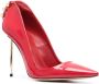 HARDOT Supreme Ass Metallic-heel 101mm patent-finish pumps Red - Thumbnail 2