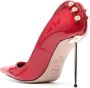 HARDOT Supreme Ass Metallic-heel 101mm patent-finish pumps Red - Thumbnail 3