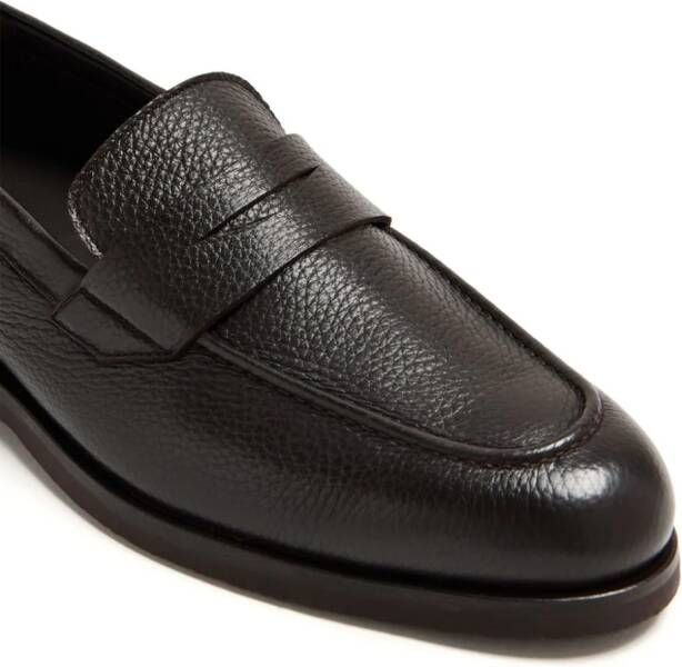 Harrys of London penny-slot leather loafers Brown