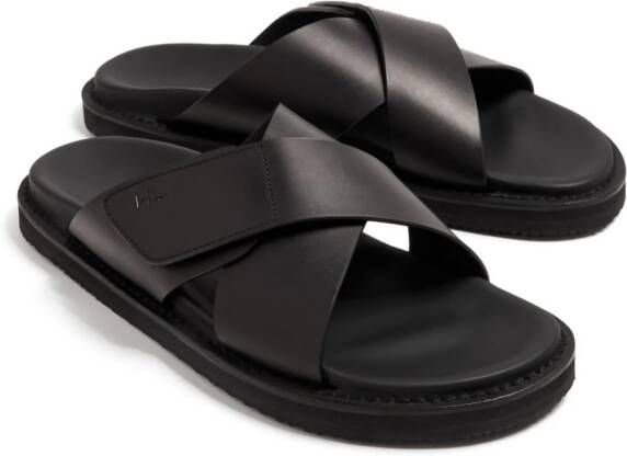 Harrys of London Promenade Cross sandals Black