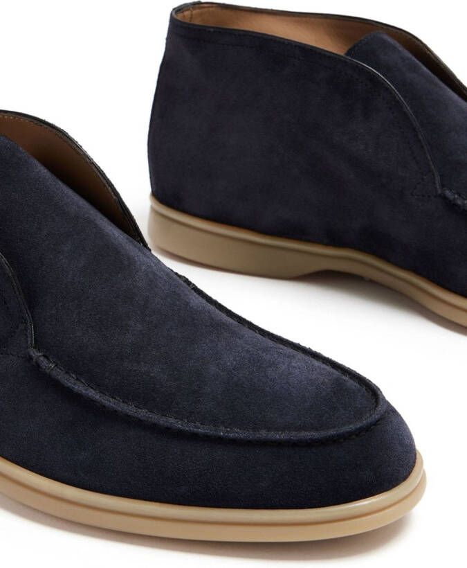 Harrys of London suede ankle boots Blue