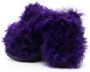 Haus of Honey fur-trim chunky-sole mules Purple - Thumbnail 3