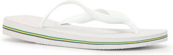 Havaianas flat logo flip-flops White