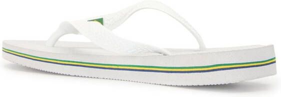 Havaianas flat logo flip-flops White