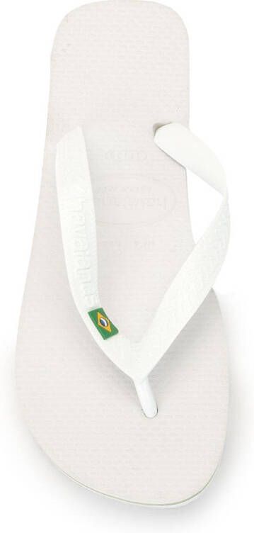 Havaianas flat logo flip-flops White