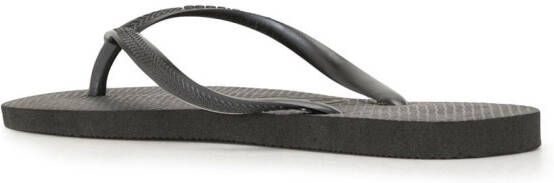 Havaianas Slim textured flip-flips Black