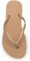 Havaianas Slim textured flip-flops Brown - Thumbnail 4