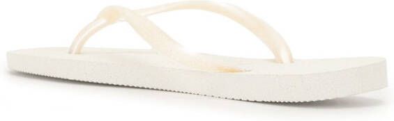 Havaianas Slim textured flip-flops White
