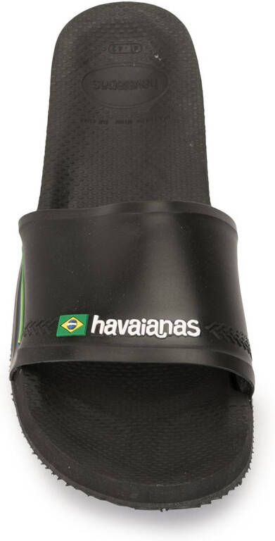 Havaianas slip-on logo slides Black