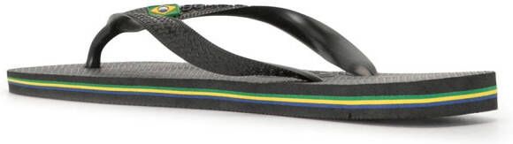 Havaianas thong strap flip flops Black