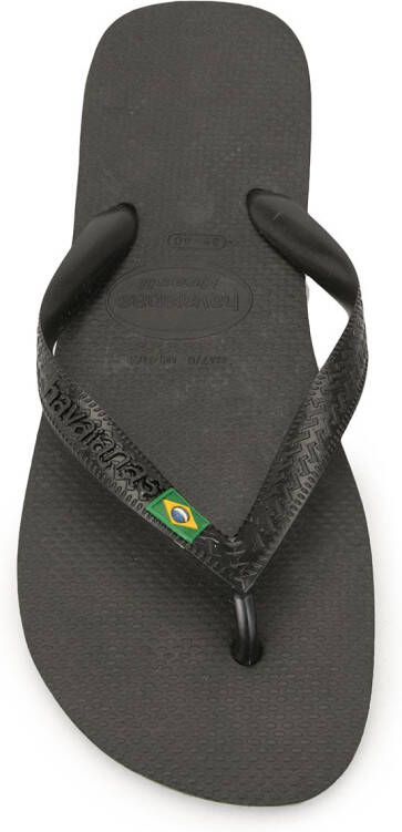 Havaianas thong strap flip flops Black