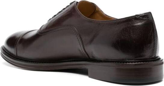 Henderson Baracco almond-toe lace-up oxford shoes Brown